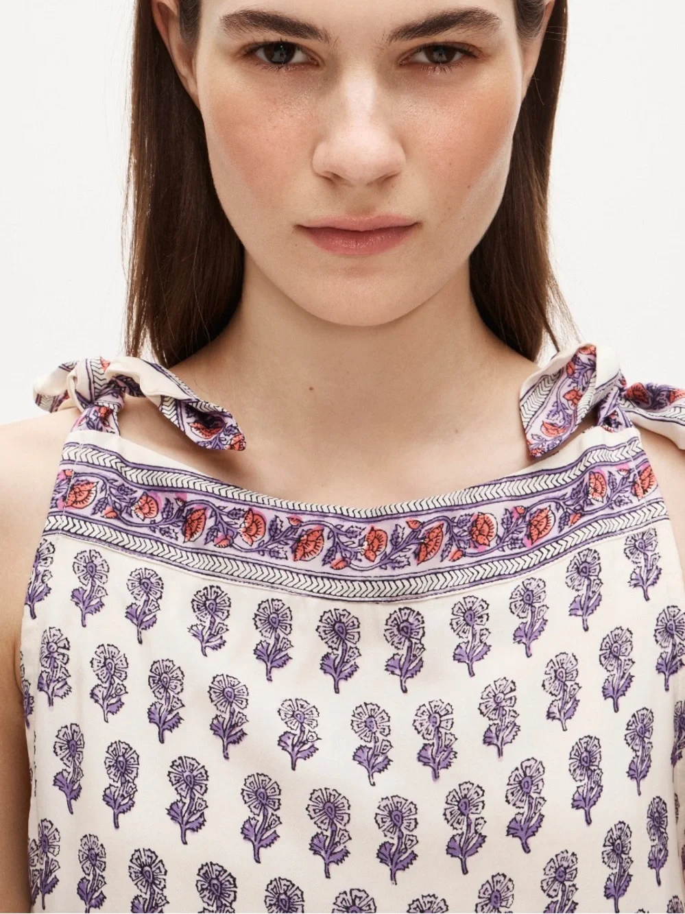 J crew Antique Lilac-Print Mini Skirt